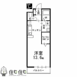 サンシャインヒルズミヨシC【103号室】の間取り