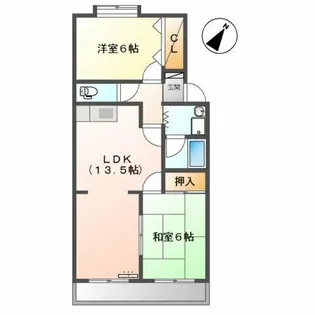 サントピアグリーン【3階】の間取り