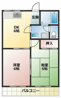 メゾン高木23【1階】の間取り