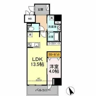アーデルドルフ東山【5階】の間取り
