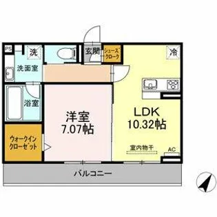 サンラモン本山Ⅱ【2階】の間取り