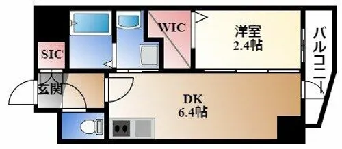 エステムコート名古屋葵【3階】の間取り