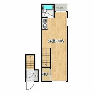 グレーハイツⅡ【2階】の間取り