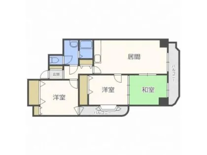 サンシャイン円山【502号室】の間取り