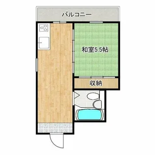 第1リバーフィールドマンション【4階】の間取り