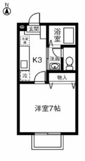 アートパーク大和Ⅱ(2-E・2-F)【2E号室】の間取り