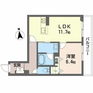 シャーメゾン ディーノヴノー【0202号室】の間取り