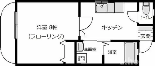 モンフルール竹橋【3階】の間取り