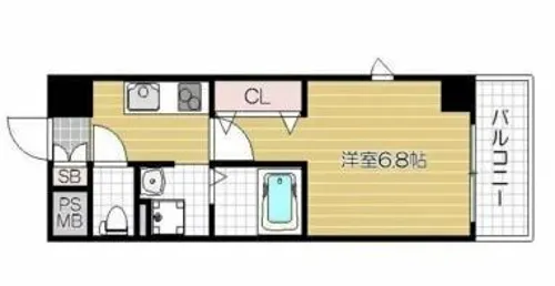 サイプレス・ワン【7階】の間取り