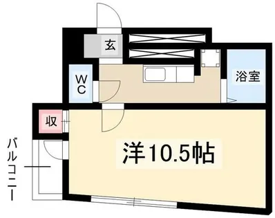 クレセール花の木【3階】の間取り