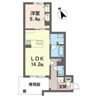ダイヤモンドヒルズ覚王山【0102号室】の間取り