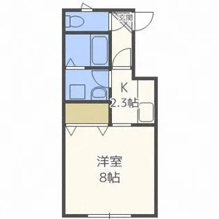 えいと館【1階】の間取り