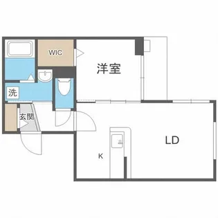 カレラ平岸【402号室】の間取り