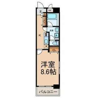 Enchante 泉【306号室】の間取り