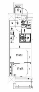 セオリー天神橋アベニール【6階】の間取り