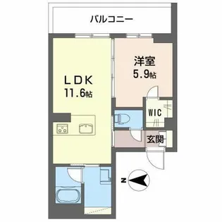 フォレスタ八木【3階】の間取り