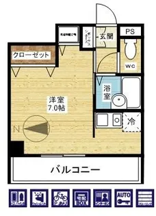 ノルデンハイム新大阪【11階】の間取り