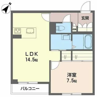 エクセルVI【0203号室】の間取り