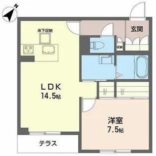 エクセルVI【0103号室】の間取り