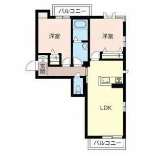 グリーンメゾン【B301号室】の間取り