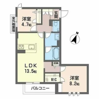 シャーメゾン神戸摩耶【0201号室】の間取り