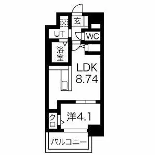 DIANA GARDEN【4階】の間取り