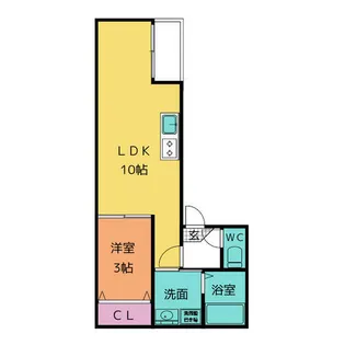 エル前之輪【1階】の間取り