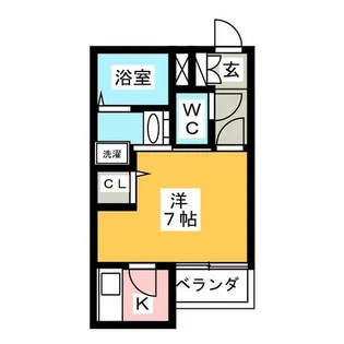 ダイヤモンドヒルズ新川【1階】の間取り