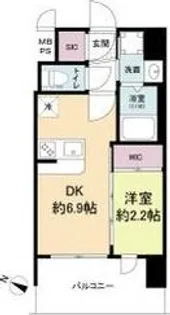 セレニテ十三ミラク【9階】の間取り