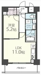 アベニール鷺洲【5階】の間取り