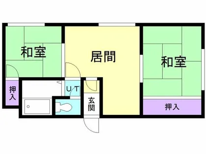 グリーンマンション(蘭西)【3-A号室】の間取り