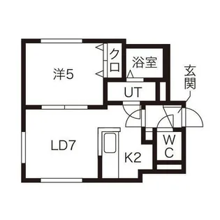 ロイヤルハイアット平岸【402号室】の間取り
