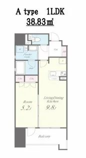 セイワパレス大手前西【4階】の間取り