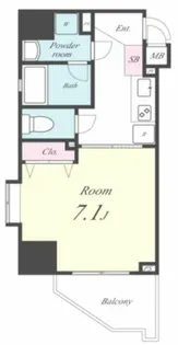 セイワパレス長堀南【9階】の間取り