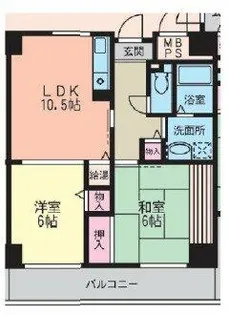 メイカビル【902号室】の間取り