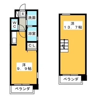 Kei・Sea・Bass【4階】の間取り