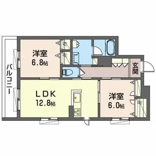 ShaMaison La Vie Ideale【0203号室】の間取り