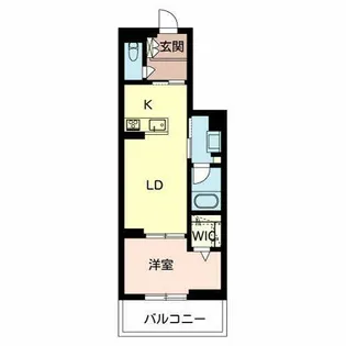 シャーメゾン プレベネッセ【0203号室】の間取り
