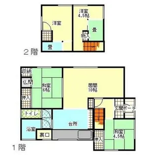 北海道網走市緑町【一戸建】の間取り