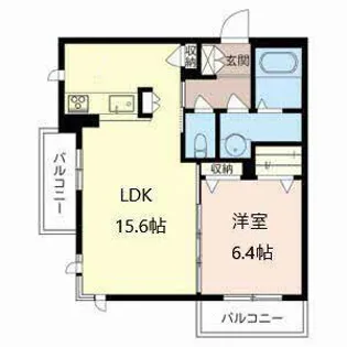 アルビレオ 春日【A305号室】の間取り