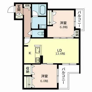 Sha Maison 町楠葉【0301号室】の間取り