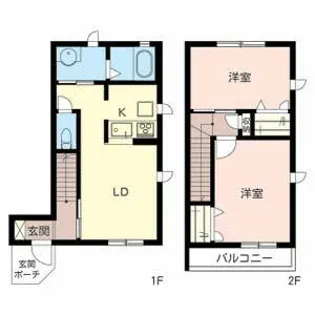 シャーメゾン橋の内【0102号室】の間取り
