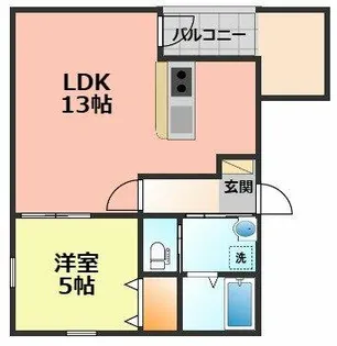 KODAMA HOUSE【101号室】の間取り