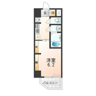 大阪府豊中市清風荘2丁目【マンション】の間取り