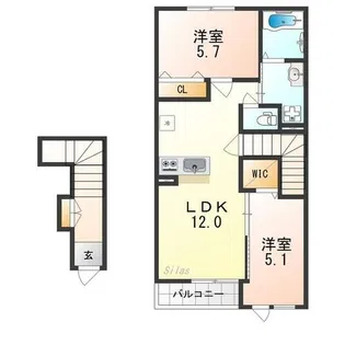 Grandeur Milano【2階】の間取り