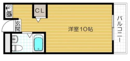 大阪府池田市石橋2丁目【アパート】の間取り