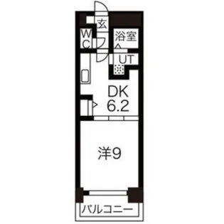 FLAT-A【8e号室】の間取り