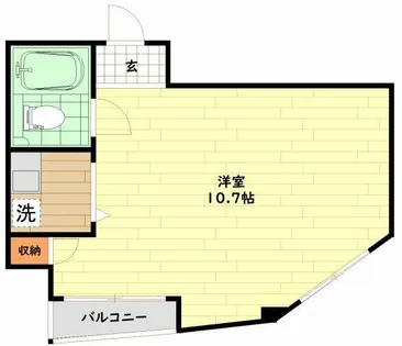 福島常盤マンション【5階】の間取り