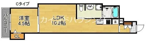 Fメゾン住吉【1階】の間取り