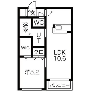第12旭レジデンス【2階】の間取り